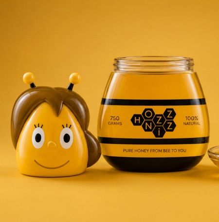 Bee Shaped Honey Bottle Bee Shaped Honey Bottle