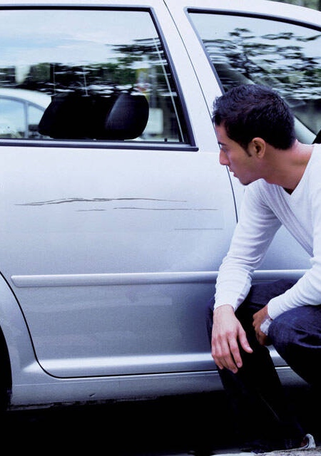 Realistic Car Scratch Decal