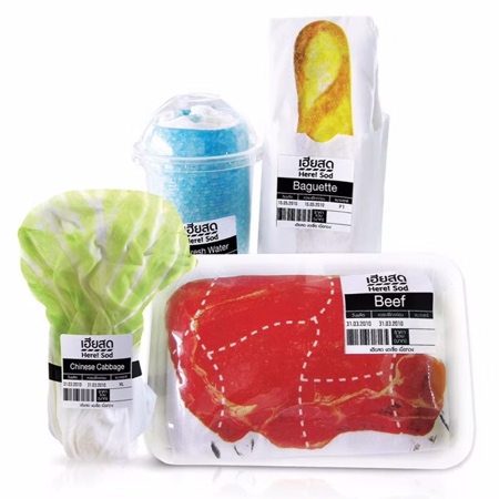 Food T-Shirts Packaging Food T-Shirts Packaging