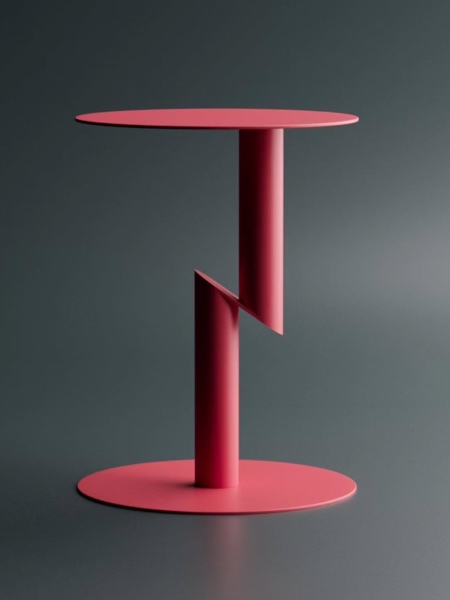 Deniz Aktay Metal Slice Table Deniz Aktay Metal Slice Table