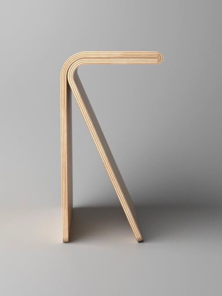 Winding Side Table by Deniz Aktay
