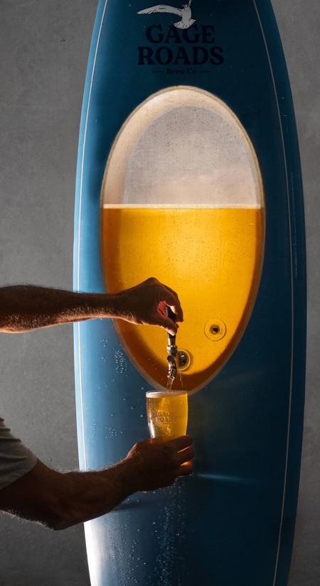 Beer Keg Surfboard