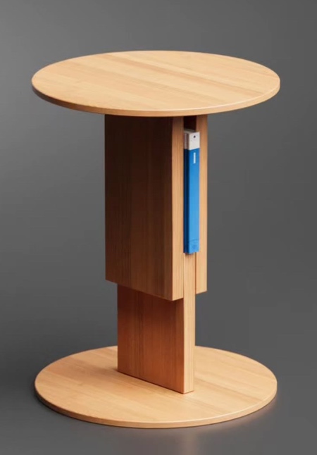Deniz Aktay Book Clamp Side Table