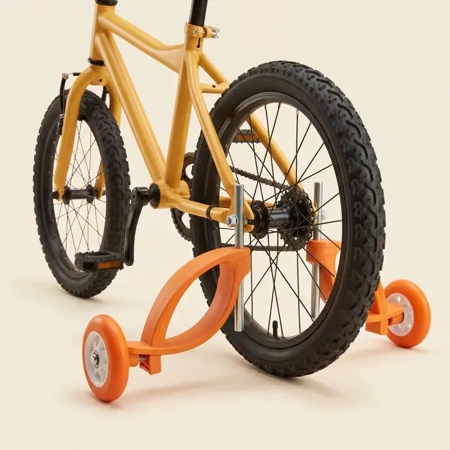 Flexible Bicycle Training Wheels