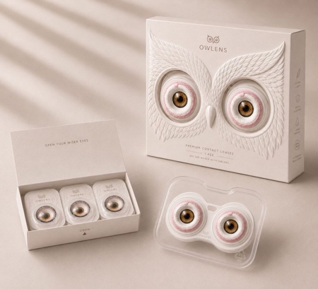 OWLENS Contact Lens Packaging OWLENS Contact Lens Packaging