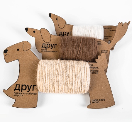 Dog Hair Yarn Packaging Dog Hair Yarn Packaging