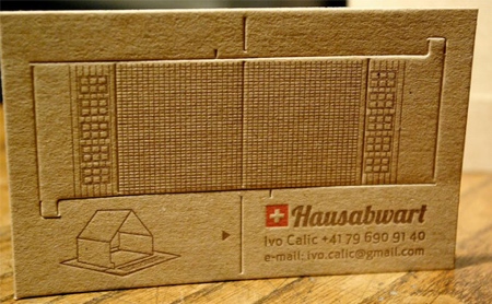 Housekeeping Services Business Card
