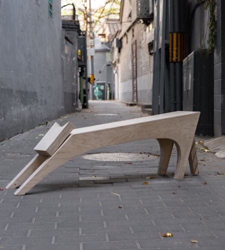 MACH Architects Beijing Cat Bench MACH Architects Beijing Cat Bench