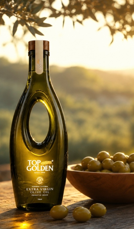 Top Golden Olive Oil Bottle Top Golden Olive Oil Bottle