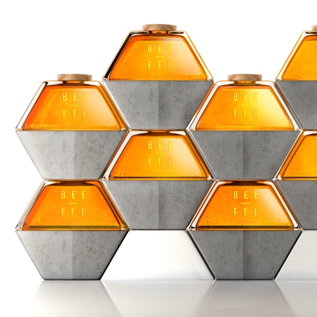 Opus B Brand Design BEE FEE Honey Packaging