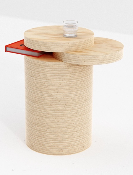 Liam de la Bedoyere Nudge Side Table Liam de la Bedoyere Nudge Side Table