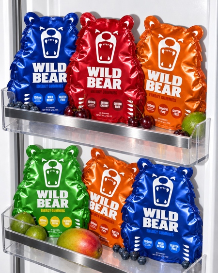 Wild Bear Energy Gummies Packaging Wild Bear Energy Gummies Packaging