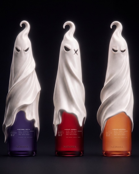 Halloween Ghost Bottles