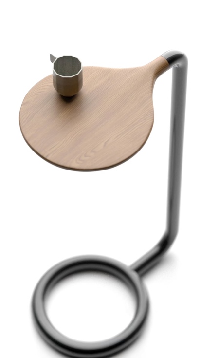 Ping Pong Paddle Side Table Ping Pong Paddle Side Table